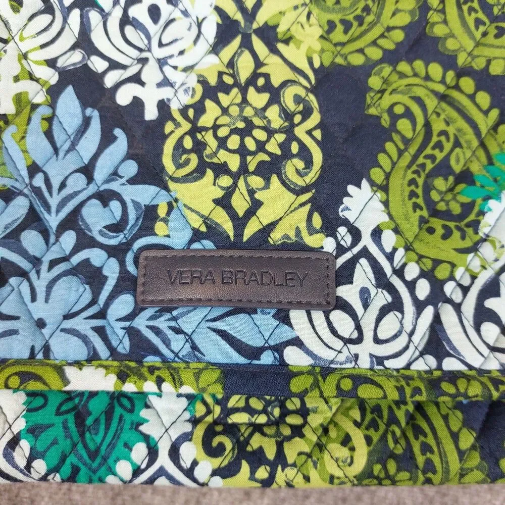 Vera Bradley Essential Messenger Bag Caribbean Seas Retired Pattern